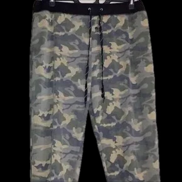 Camo Joggers extra long drawstring size xl ultra oversized fit euc like new - Picture 1 of 7